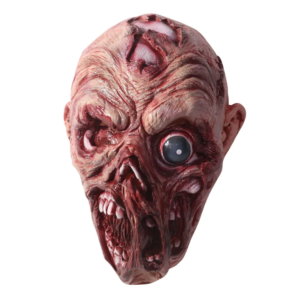 

Scary Silicone Face Mask Mascara Protectora Horror Masken Halloween Party Cosplay Headgear Mask For Face Fashion Caretas Protect