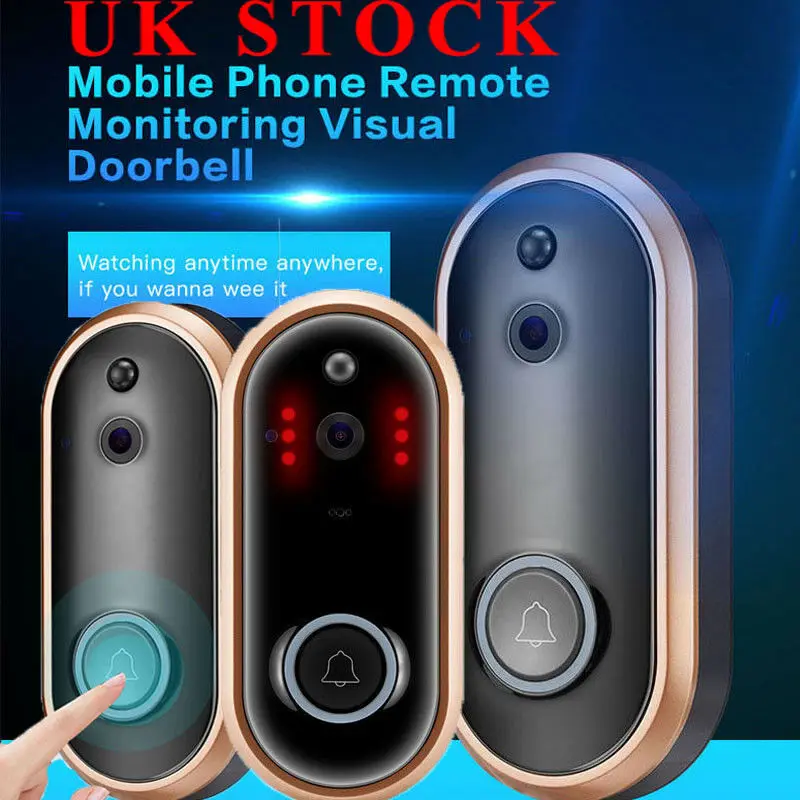 Draadloze Deurbel Camera WiFi Remote Video Deur Intercom IR Veiligheid Bell Telefoon Home Security