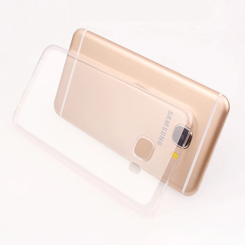 Мягкий силиконовый чехол накладка для Samsung Galaxy C9 C9Pro Pro C9000 C9100 кристально