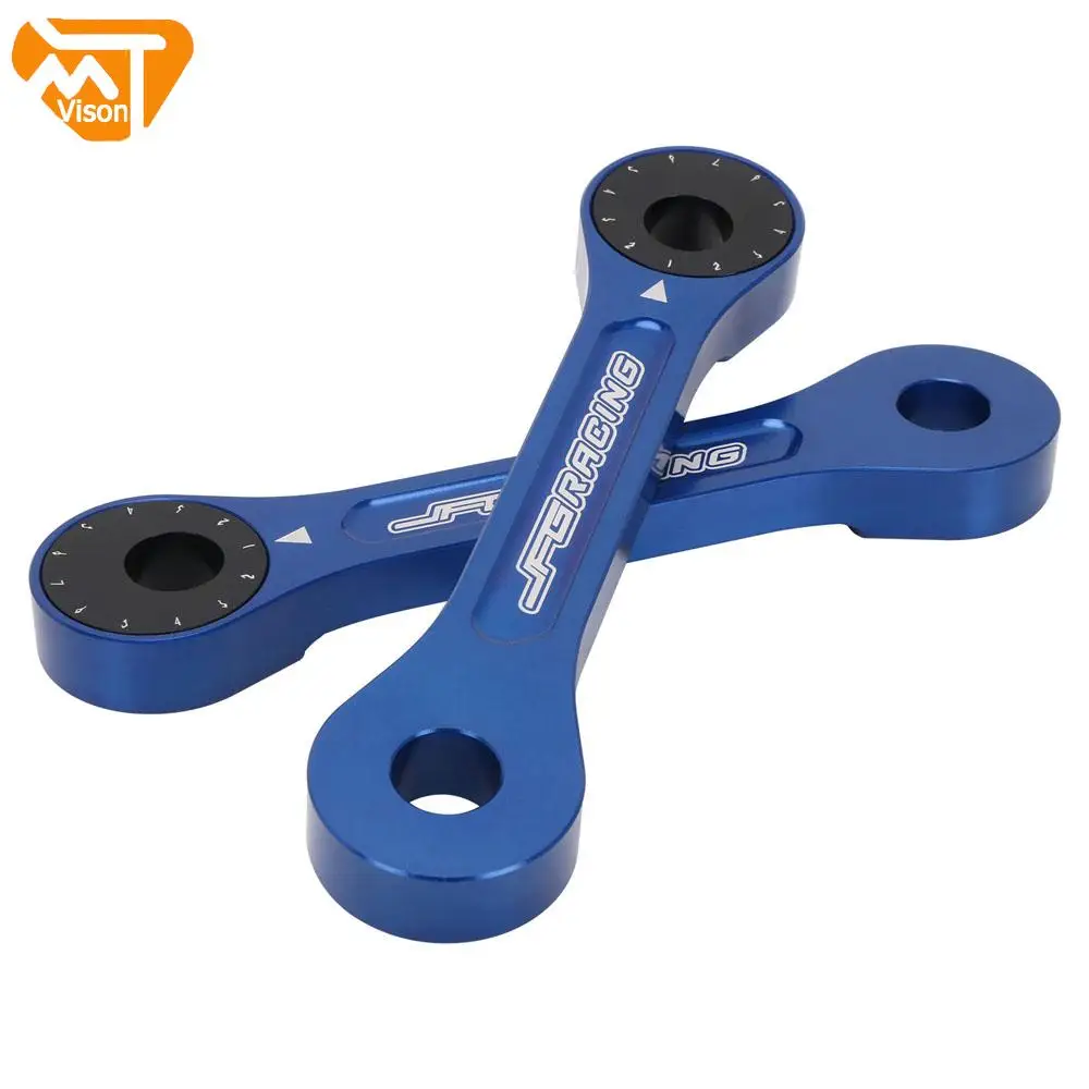 

For SUZUKI DRZ400 DRZ400E DRZ400S DRZ400SM RM125 RM200 RM 125 200 DRZ Motorcycle Accessories CNC Adjustable Lowering Link Kit