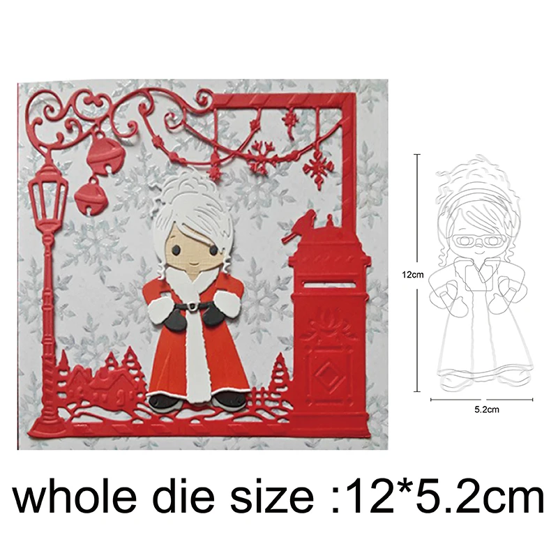 

Christmas Santa Claus Metal Cutting Dies For DIY Scrapbooking die Paper Card Decoration Embossing Die Cut Stencils dies Template