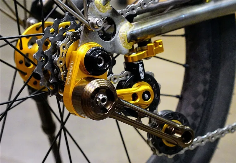 RIDEA chain tensioner 2 3 4 5 6 speed for brompton bike guide wheel | Bicycle Derailleur