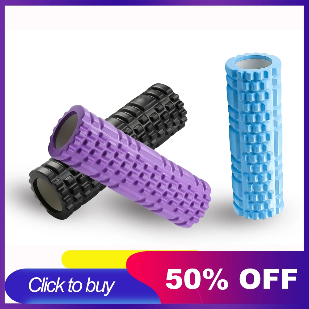 

30cm Yoga Column Gym Fitness Foam Roller Pilates Yoga Exercise Back Muscle Massage Roller Soft Yoga Block Drop Shipping