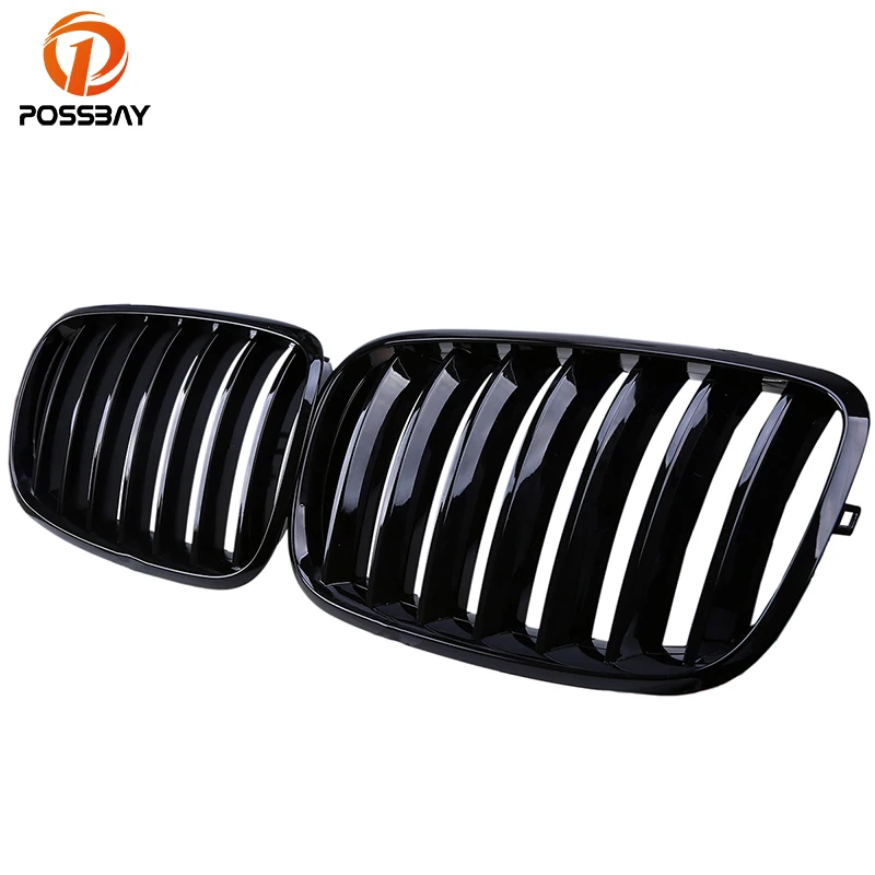 Решетки вентиляционные автомобильные POSSBAY для BMW X5 E70 35iX/35dX/40dX 2007 2013 глянцевая