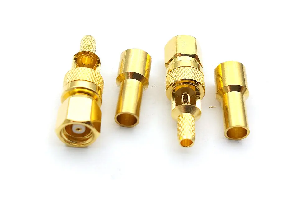 20 шт/50 шт SMC Женский Джек прямой обжимной для RG174 RG179 RG316 RG188 Кабельный адаптер |