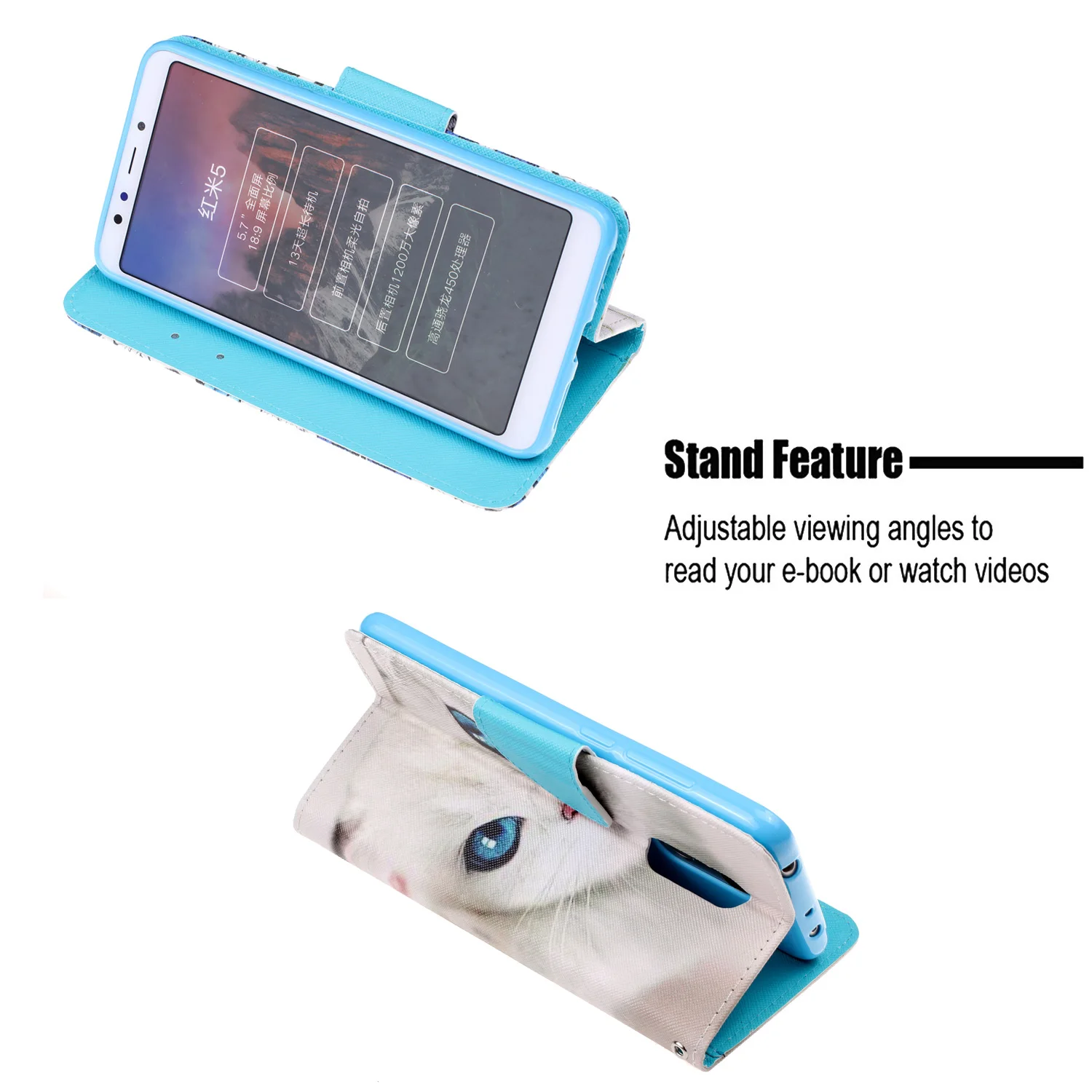 

Flowers Flip Leather Case For Xiaomi Redmi 4X 5A 5 Plus 6 A Phone Case Wallet Book Cover For Xiaomi Redmi Go K20 Cases Bag