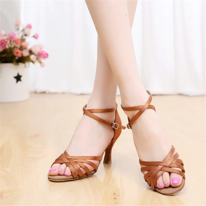 6 цветов профессиональная женская обувь для танго сальсы бальных танцев