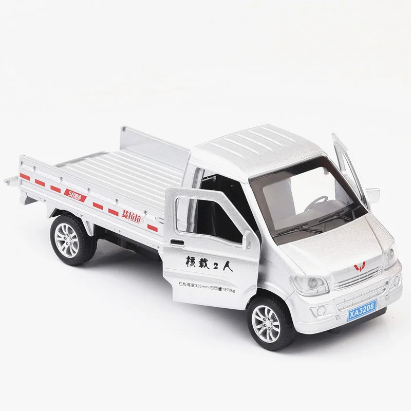 1:32 Wuling Китай грузовые мини брелок для автомобильных ключей модель со звуком и
