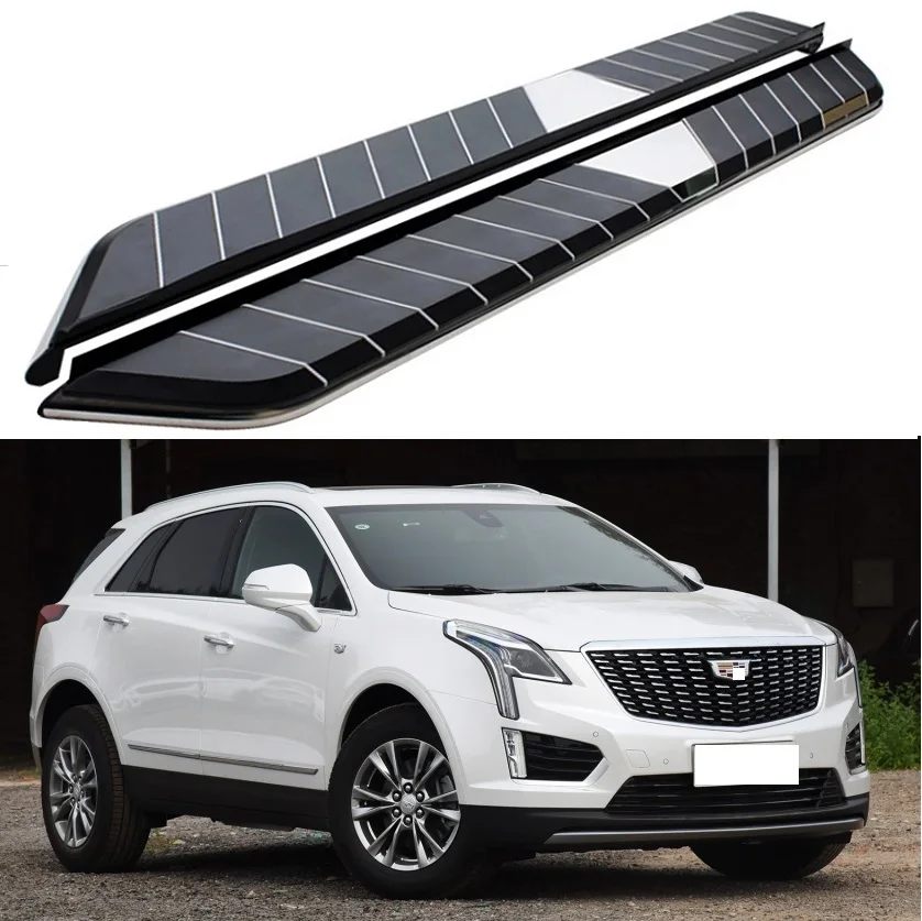 Новый стиль алюминия для Cadillac XT5 2016 2017 2018 2019 2020 ходовые доски боковая ступенчатая
