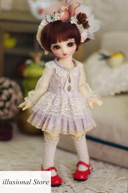 1/6 BJD SD кукольная одежда милое платье для 1/6 yosd Девочка Кукла Одежда