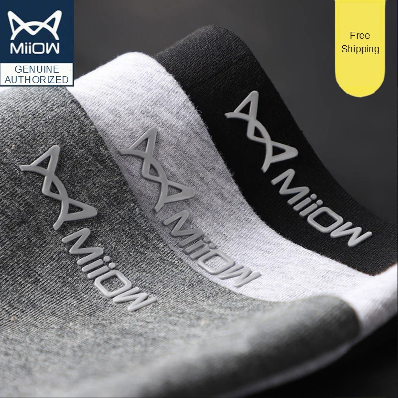 

MiiOW Underwear Men's Flat Angle Pure Cotton Antibacterial Autumn Winter Loose Breathable Personality High-end Trend Boxer Pants