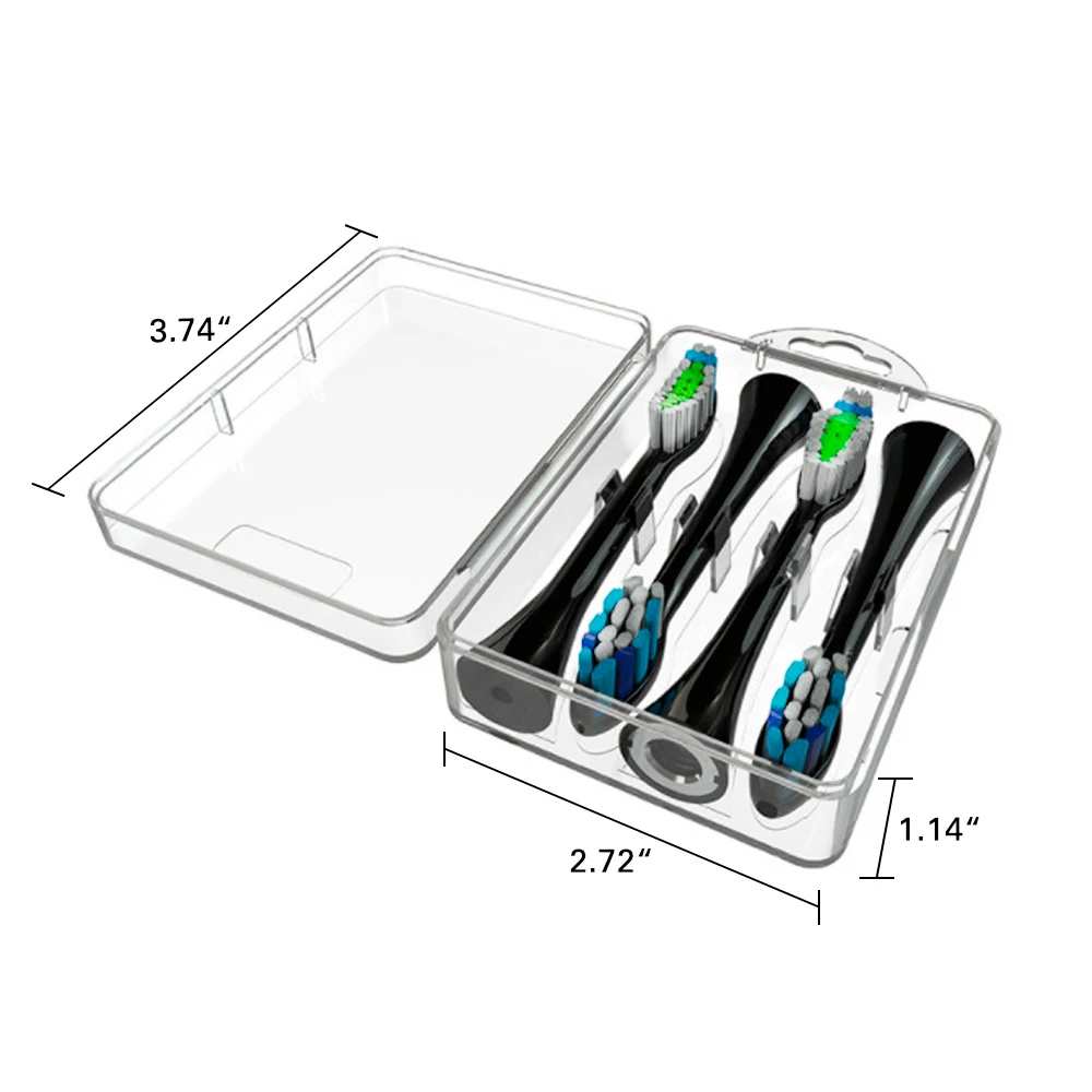 Коробка с электрической щеткой|Насадки для зубных щеток| |