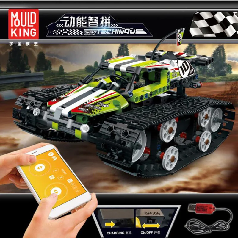 Форма KING 13023 13024 RC Гусеничный гоночный автомобиль приложение Дистанционное