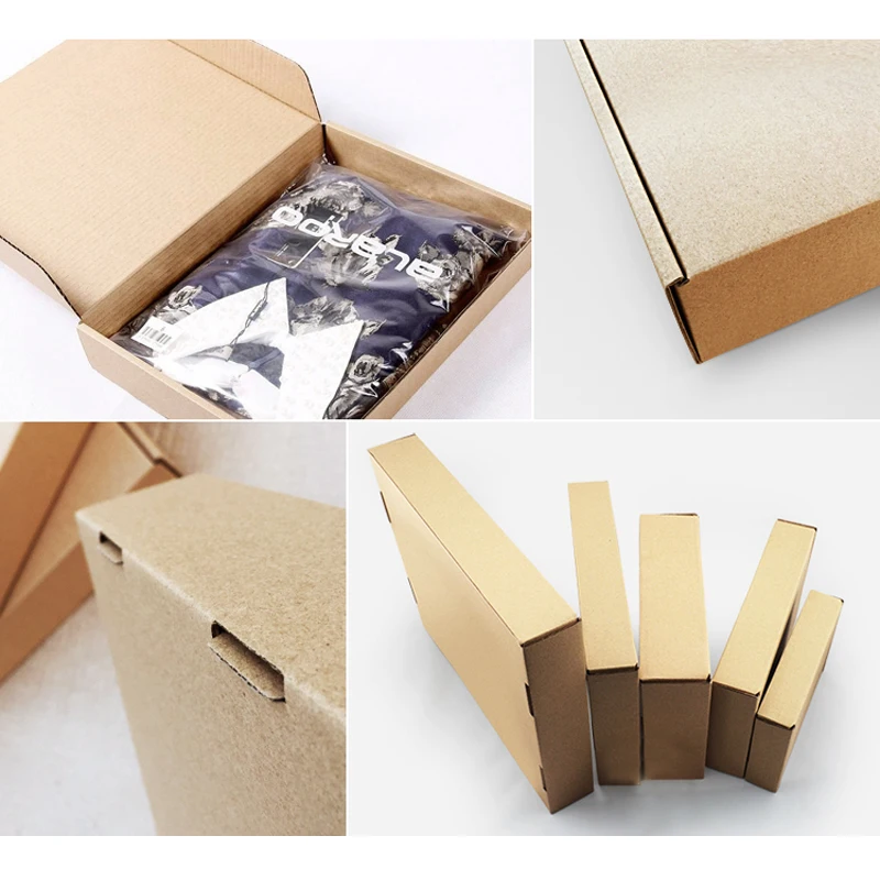 50 шт. 20 СМ серия крафт гофрированная бумага доставка почтовые ящики печать