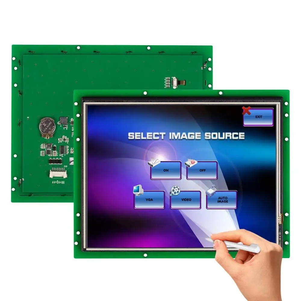 ЖК сенсорная панель 10 4 дюйма с драйвером + контроллер RS232 порт USB UART Поддержка