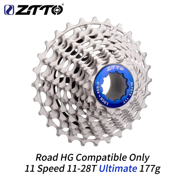 11S 28T ULT Silver ZTTO Ultimate 11 speed 28T ulty 25T кассета 11 speed Freewheel Ultraight велосипедная кассета прочная Звездочка DA 9100 для дорожного велосипеда - Цвет: 11S 28T ULT Silver