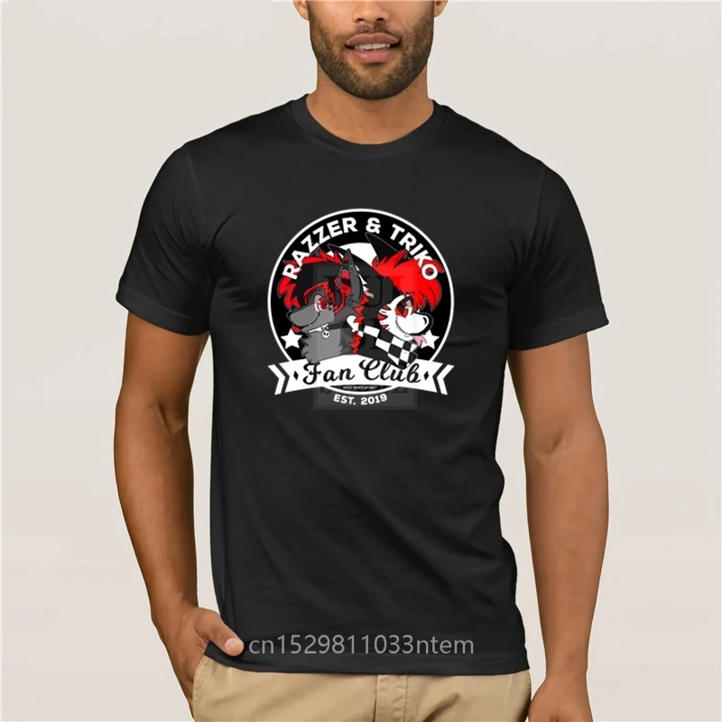 Короткие модные мужские футболки Razzer Triko Fan club Merch! Личности футболка|Мужские