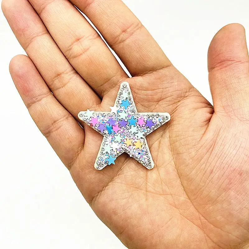 Блестящая аппликация для украшения одежды 5 звезд | Дом и сад