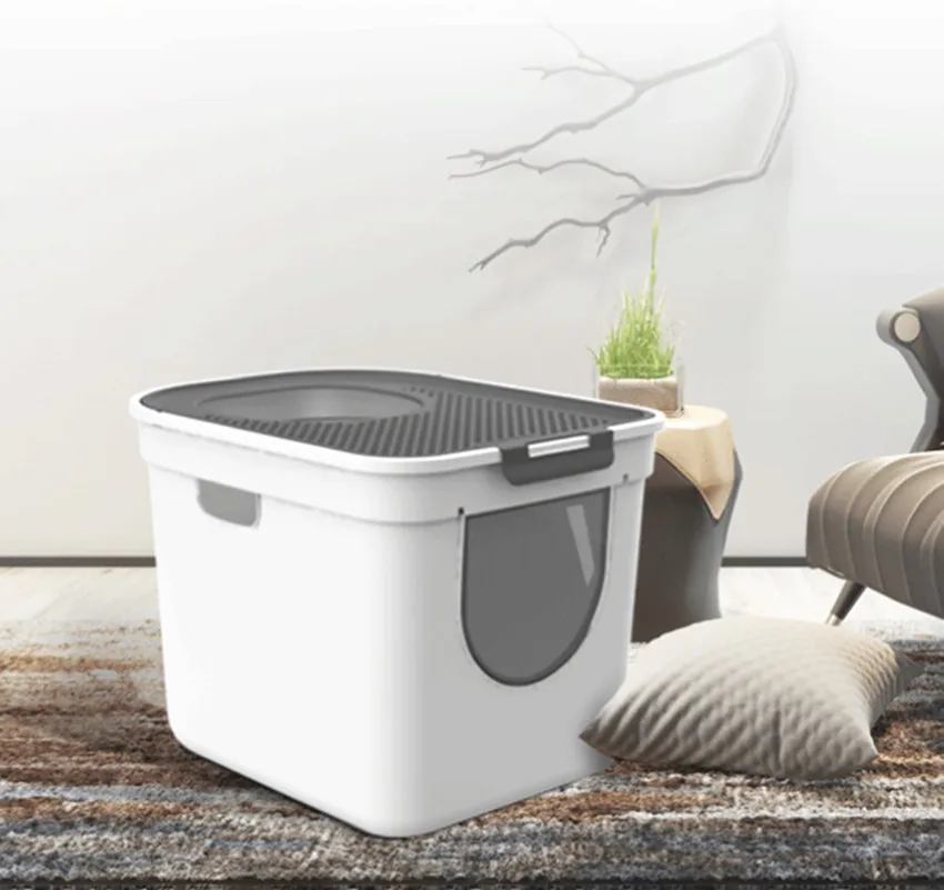 Полузакрытый туалет для кошек большого размера JOYLOVE полностью закрытый