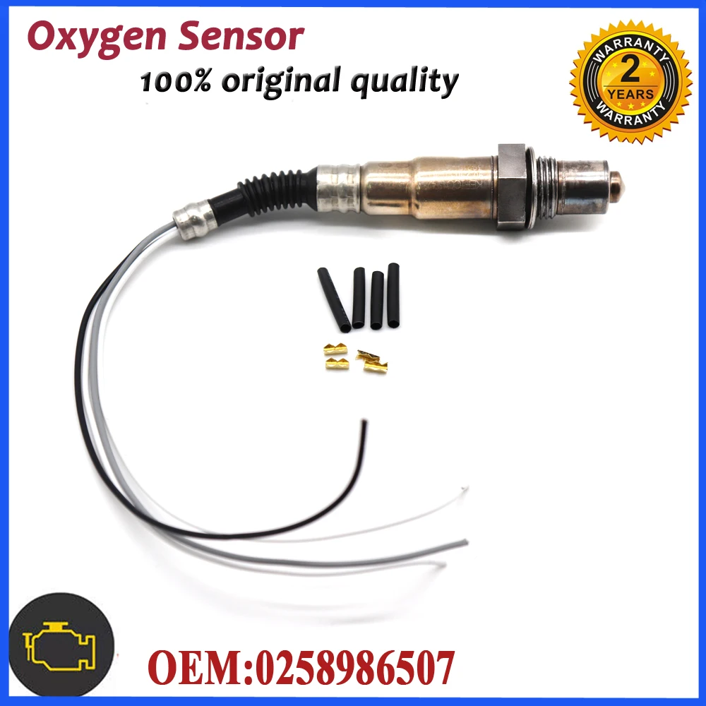 4 провода O2 кислородный лямбда датчик Универсальный 0258986507 для ASTON MARTIN AUDI CHRYSLER CITROEN