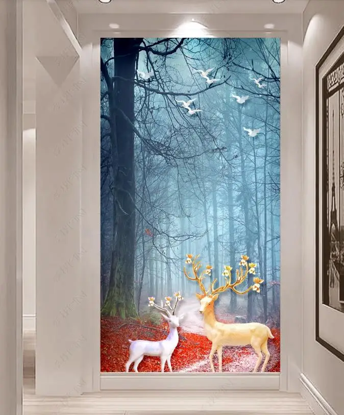 Фотообои 3D на заказ настенная фотообои ландшафт для комнаты спальни гостиной