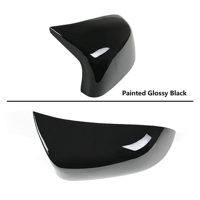 

for-Bmw X3 E83 X4 F26 F15 X5 F16 X6 2014-2018 Glossy Black Side Mirror Cover Rearview Mirrors Cap Replacement M Style