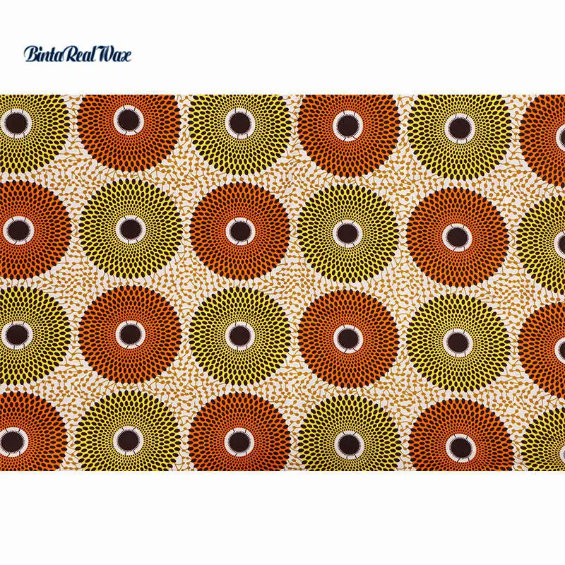 Высокое качество 6 ярдов африканская ткань полиэстер восковые принты Анкары