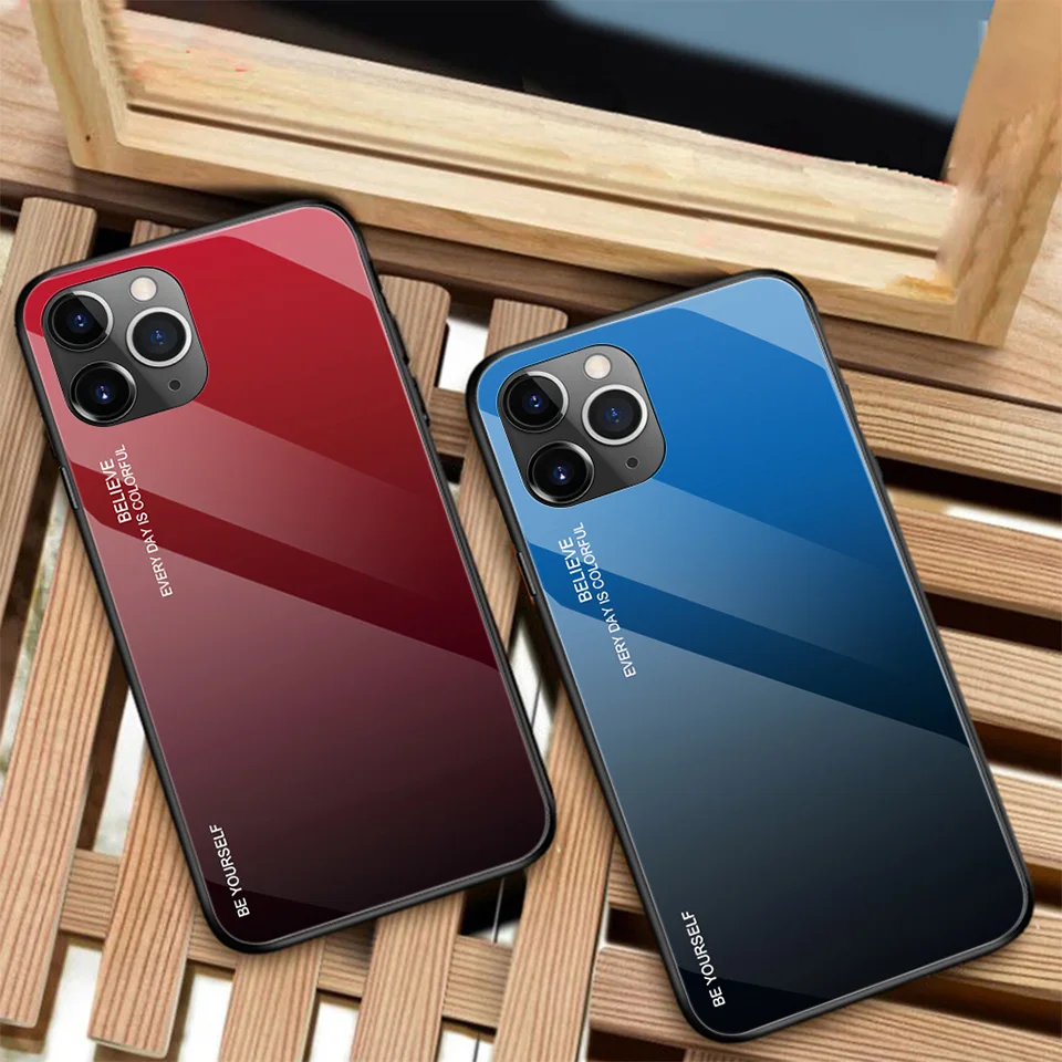 Роскошный градиентный чехол для телефона Apple iPhone 11 Pro Max Ультратонкий из