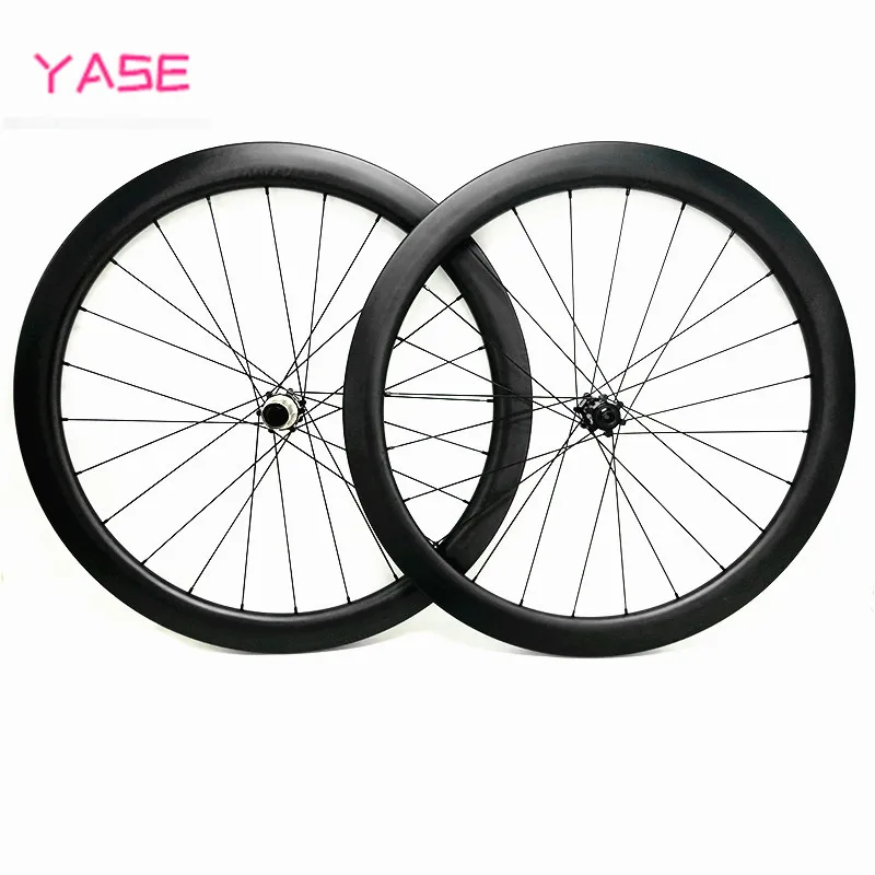 Карбоновые колеса дисковый тормоз 700c Powerway CT31 прямой Тяговый центральный замок