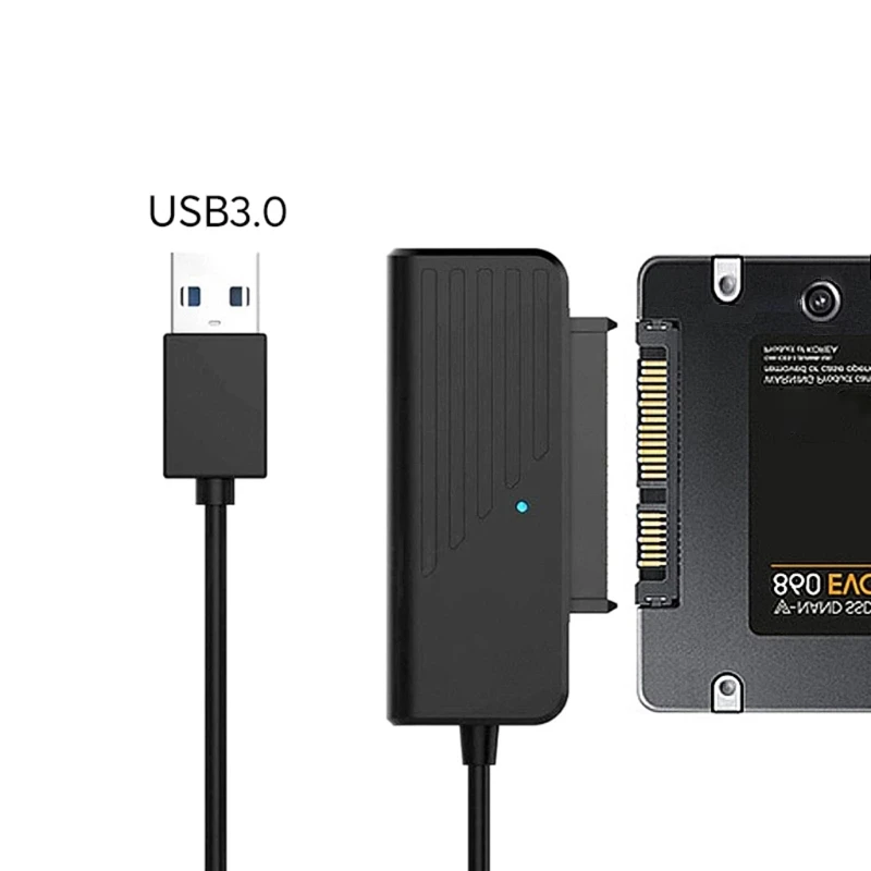 

H7JA USB3.0 /3.1 Type-C to SATA 3 Converter Cable For 2.5 Inch SATA Hard Drive Disk Enclosure Cable SSD 5Gbps JMS578 Chip