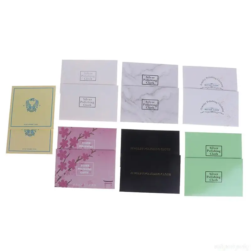 

10Pcs Silver Polishing Cloth for Charms Bangle Necklace Suitable Silver Jewelry