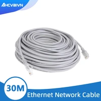 30m 98ft cat5 ethernet network cable rj45 patch outdoor waterproof lan cable wires for cctv poe ip camera system