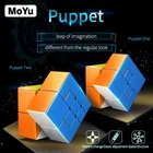 Moyu Meilong кубик-марионетка один два 3x3 необычный скоростной кубик Профессиональный извивающийся пазл Магический кубик обучающие игрушки для детей