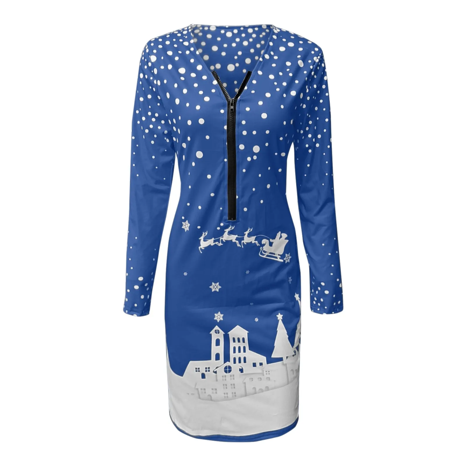 Рождественское облегающее платье женские осенне-зимние облегающие пикантные