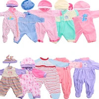 fit 14 5 inch doll clothes cute rabbit pattern bodysuit accessories for baby birthday festival gift