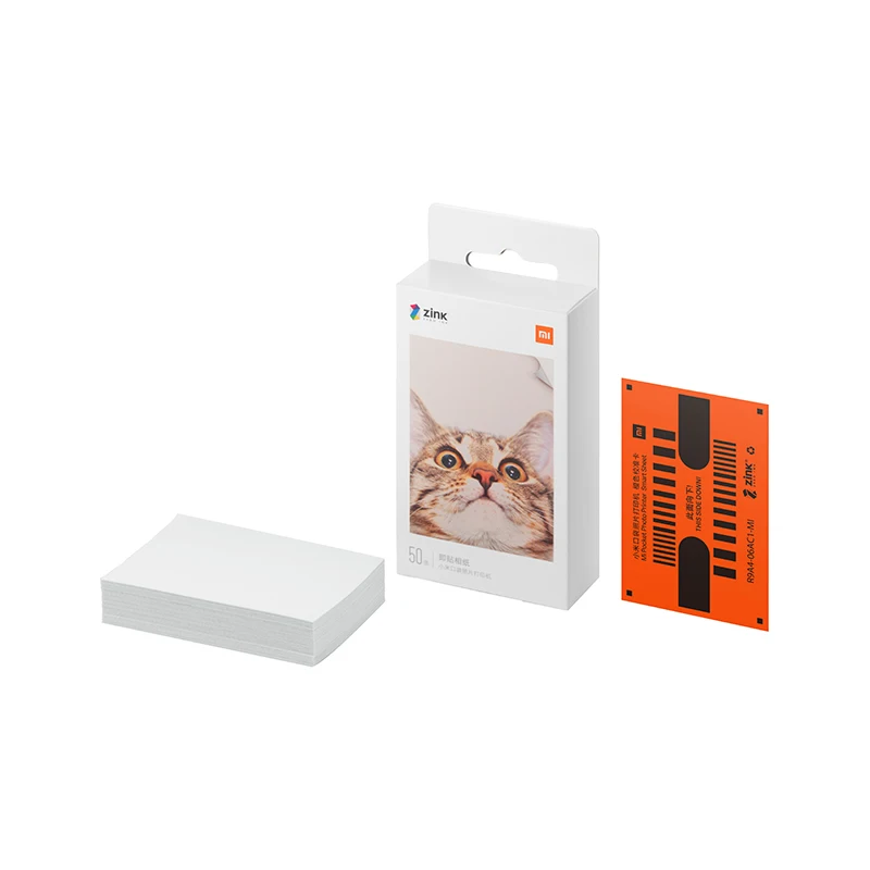 High Quality Xiaomi ZINK Pocket Printer Paper Self-adhesive Photo color Print 3-inch Mini Fast delivery New | Электроника