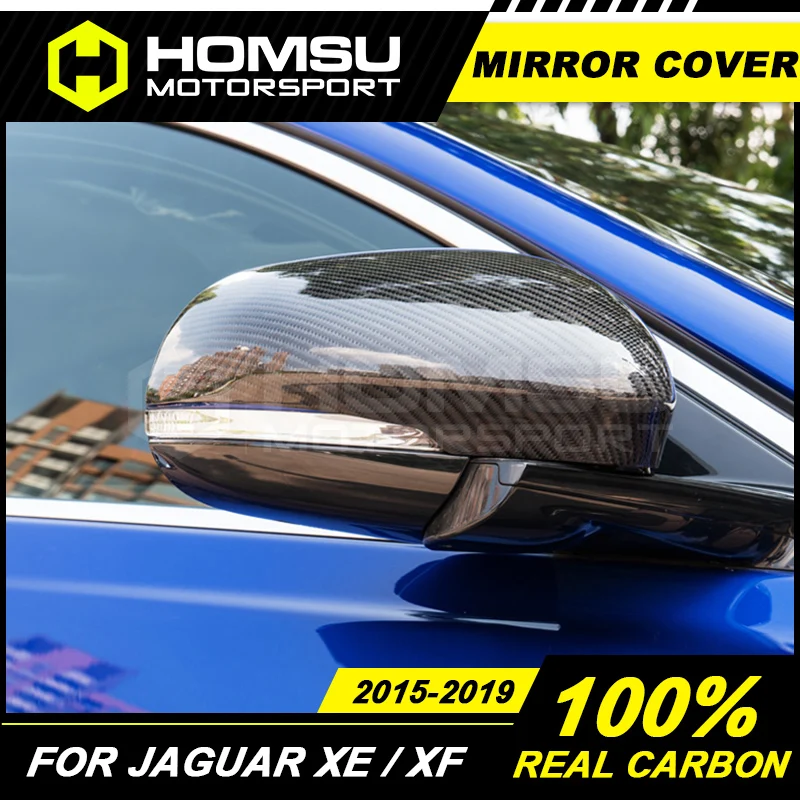 

Carbon fiber mirror cover for Ja-guar XE XF carbon fiebr Material mirror cover for Ja-guar XE XF