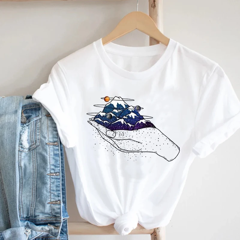 

Women Casual Cartoon Funny Spring Summer Cute Ladies Kawaii 90s Fashion Clothes Print Tshirt Female Tee Top Graphic T-shirt