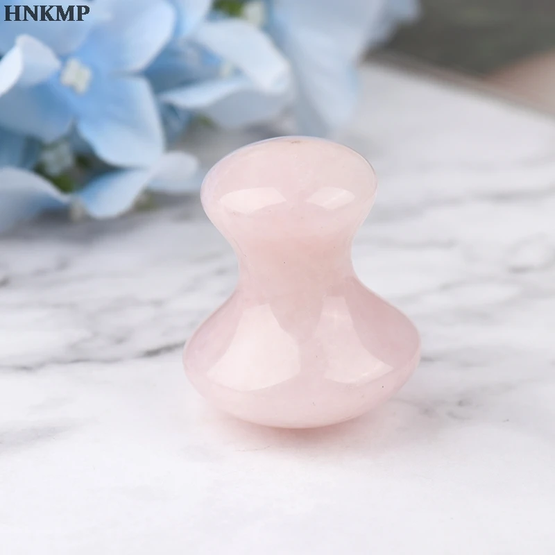 1 шт. натуральный розовый кварц гриб для лица спина ног Акупунктура Массаж