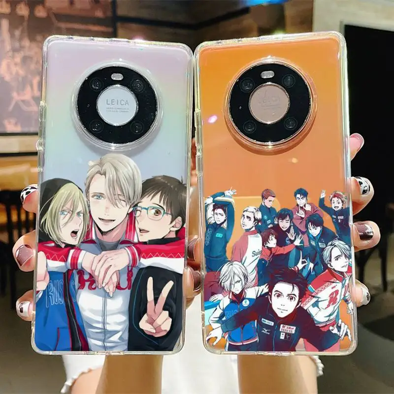 

Japan anime Yuri on ice Phone Case For Huawei P 20 30 pro lite Psmart 2019 Y5 6 7 Honor 8 10 i lite Mate 20lite