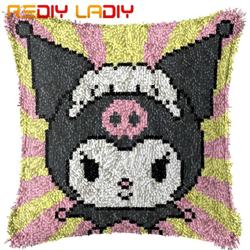 Крюк с защелкой подушки нарисованной девочкой предварительно напечатаным