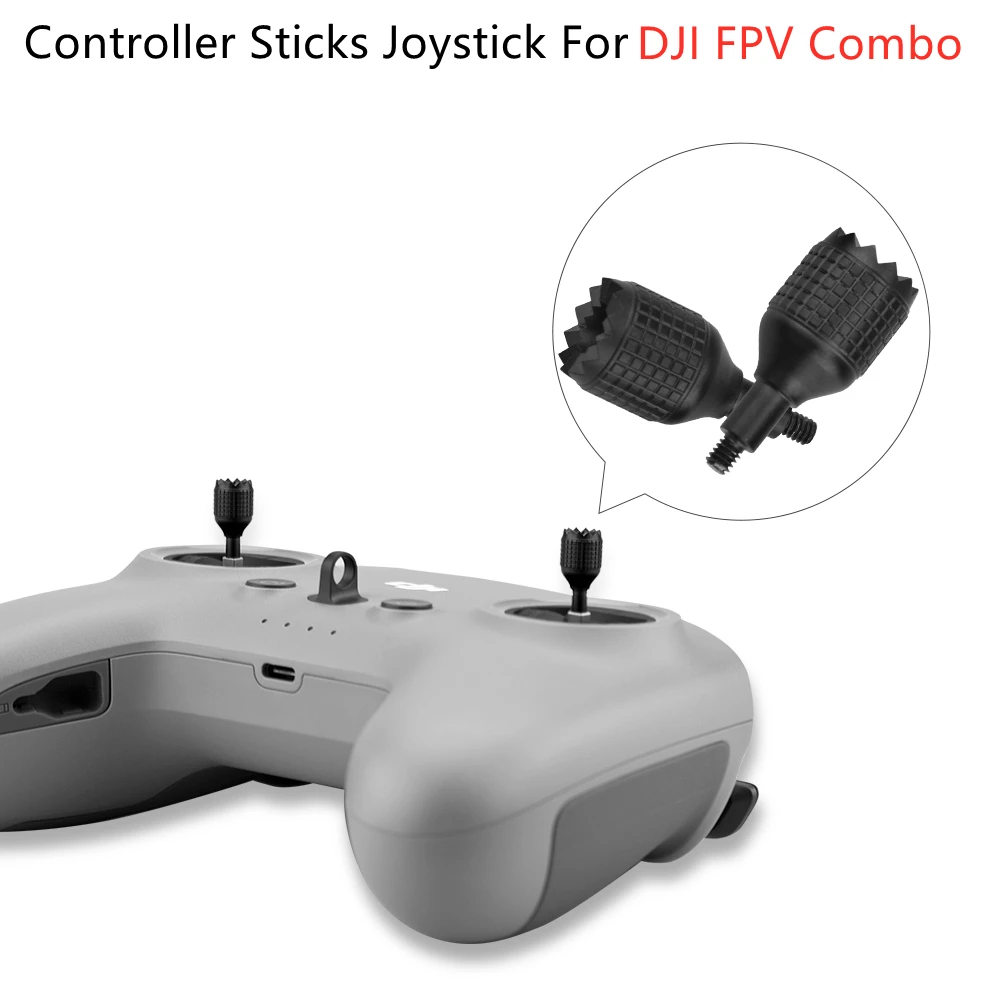 2pcs Controller Sticks Joystick For DJI FPV Combo Drone Remote Controller Thumb Rocker Drone RC Spare Replacement  Accessaries