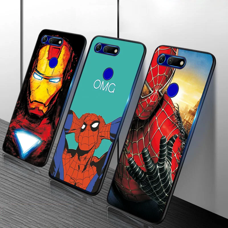 Чехол Marvel Hero для huawei Honor View 20, мягкий чехол, черный ТПУ P Smart Z P Smart, чехол для huawei Honor V20 V10, чехол