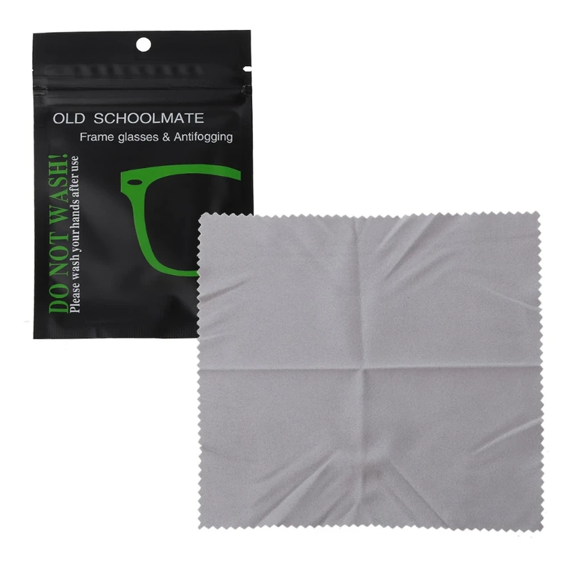 

066F Nano Anti-Fog Solution for Glasses Plant Based Goggles Phones Camera Lens Defogger Stay Clear Reusable Microfiber Wipes