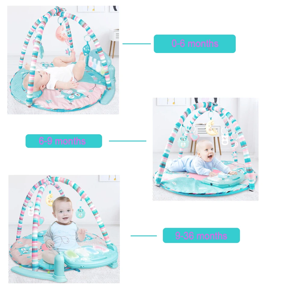 Музыкальное детское пианино клавиатура Игровой коврик для спортзала игровой