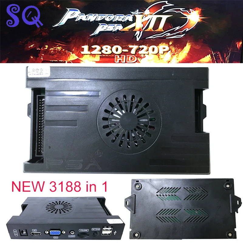 3188 в 1 системная плата Pandora XII Сага Box 12 аркадная Домашняя версия 3P 4P игровая HDMI VGA