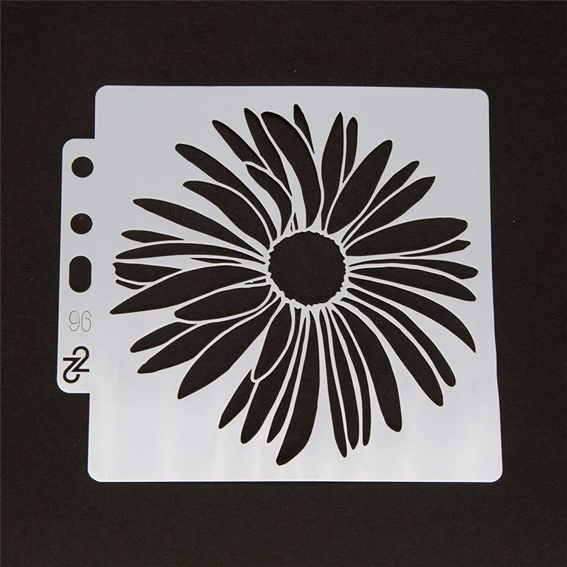 

Daisy Layering Stencil Scrapbooking Album For DIY Painting Coloring Decorative Crafts Embossing Template Drawing Hollow Template