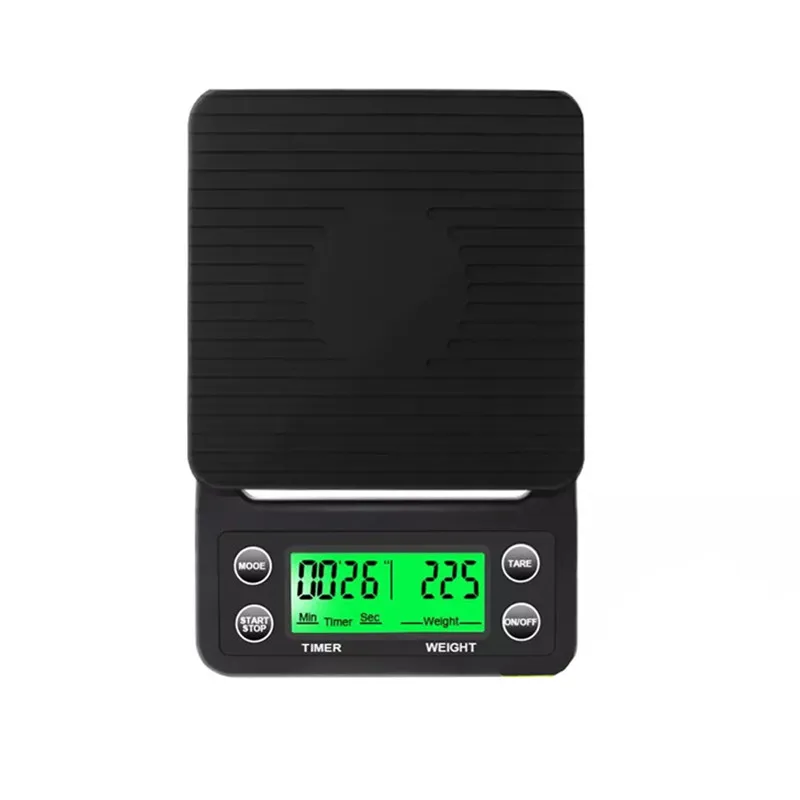 

3kg/0.1g 5kg/0.1g Drip Coffee Scale with Timer Portable Electronic Digital Kitchen Scale High Precision LCD Electronic Scales