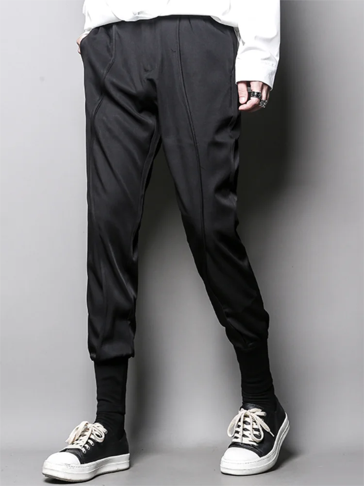 Men's Casual Pants Sports Pants Pencil Pants Spring And Autumn New Dark Bunched Feet Slim Design Small Foot Pants