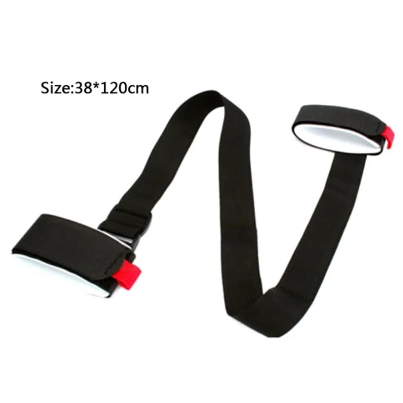 Двойные ремни для сноуборда Регулируемые Портативные лыжи нейлоновый защитный